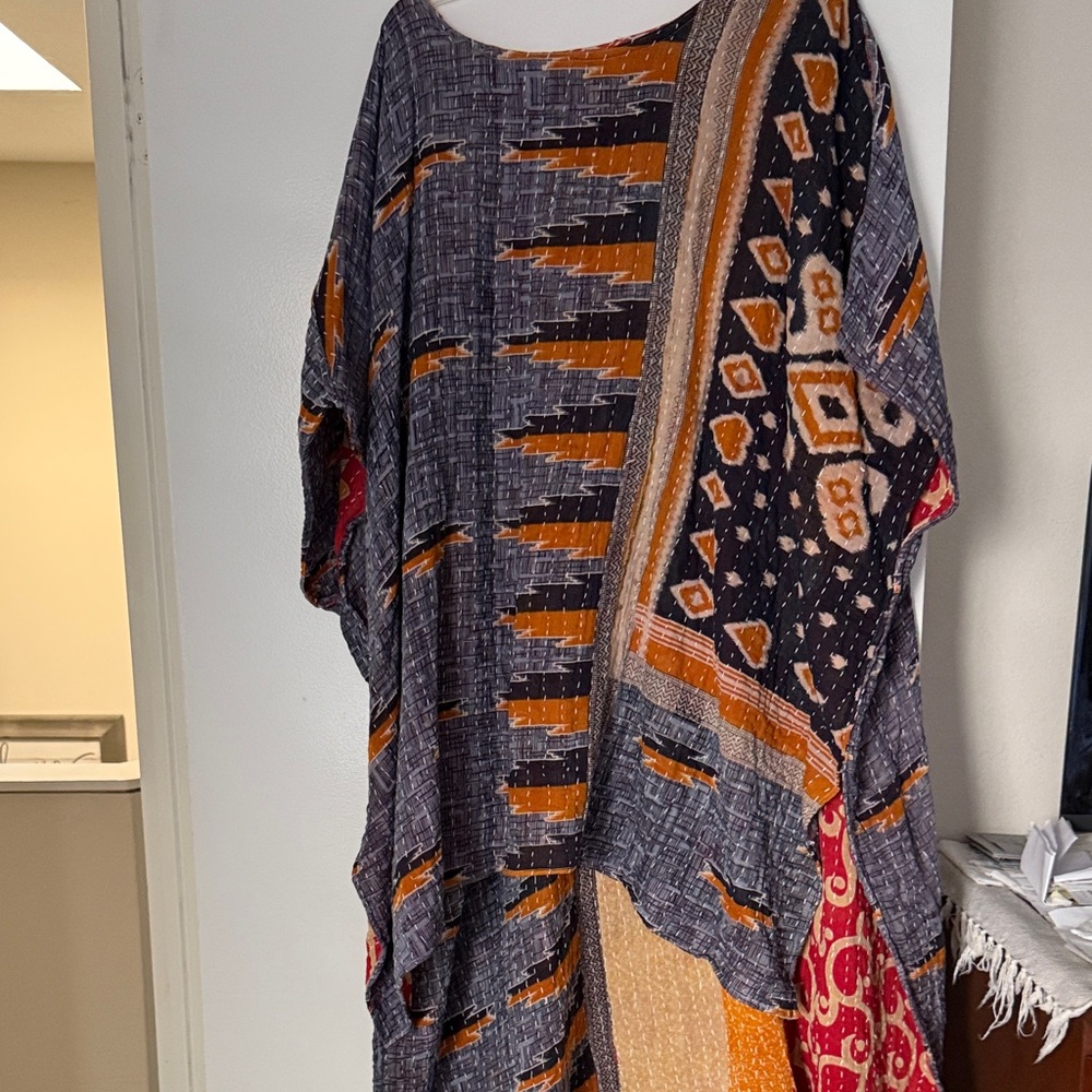 Bohemian Patterned Kantha Dress - Picture 4 of 4